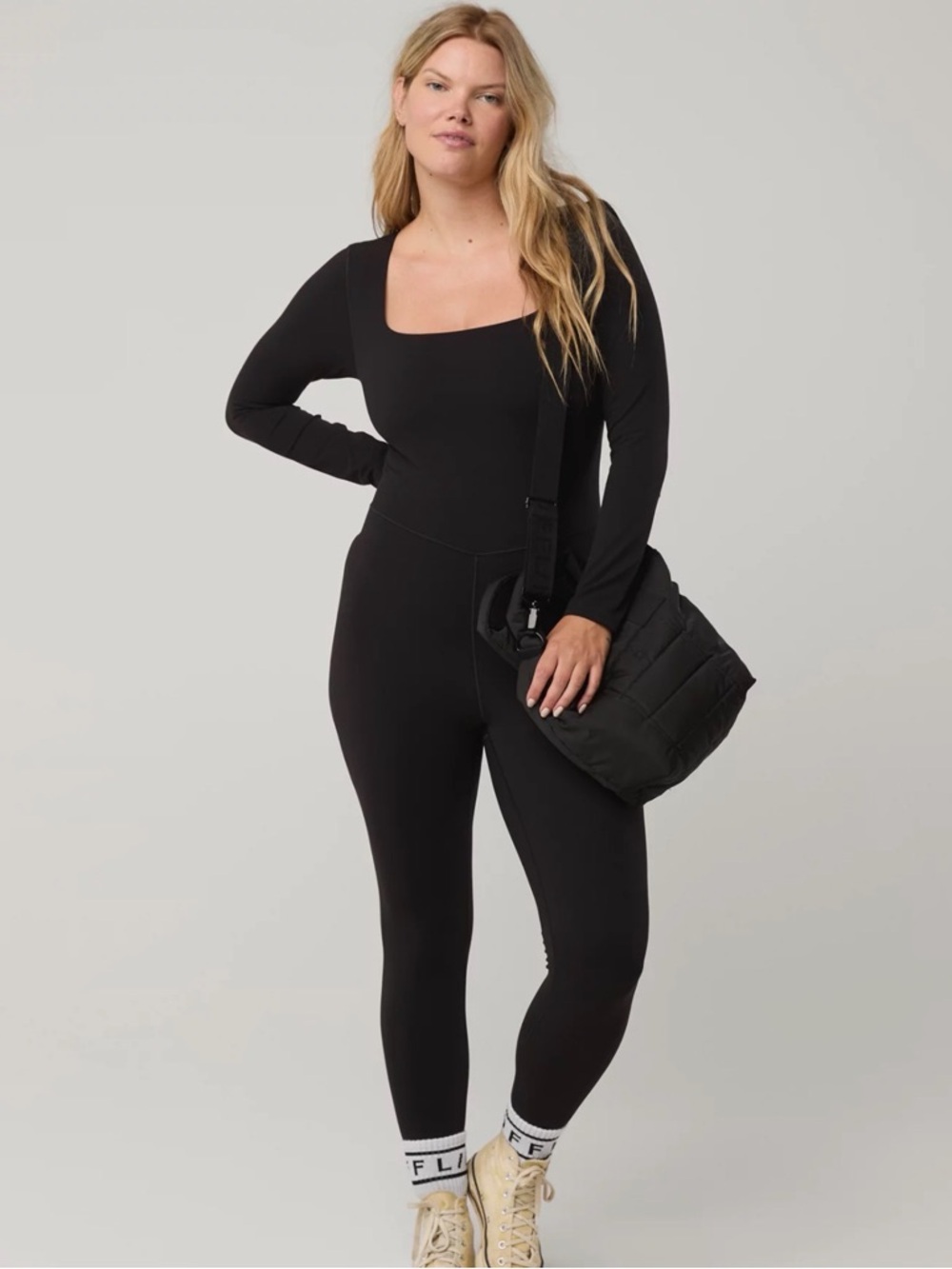OFFLINE By Aerie Real Me XTRA Long Sleeve Legging Jumpsuit